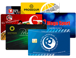 Cartões Plástico amostra